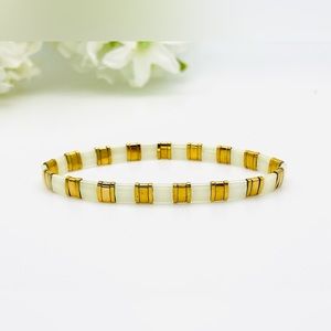 Miyuki Tila Bead Bracelet